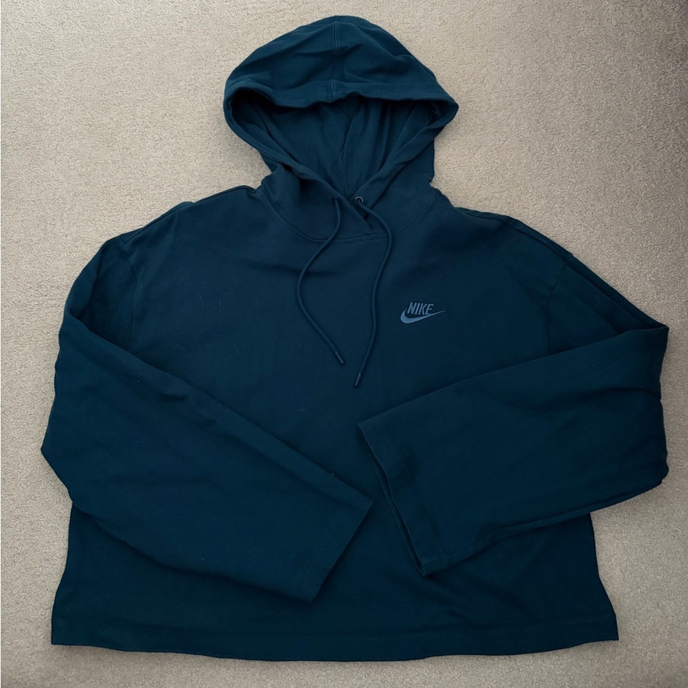 Nike Men's Dark Blue Hoodie